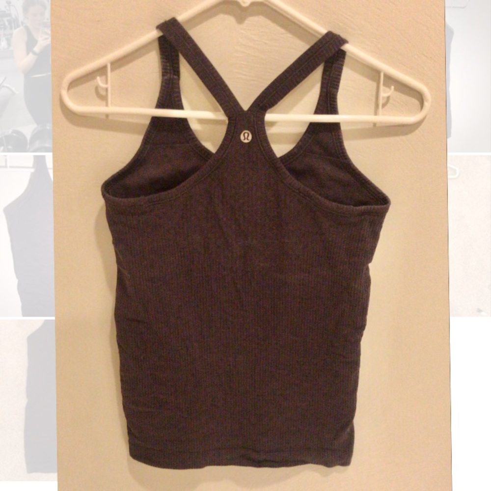 Lululemon Ebb to Street tank top in dark purple